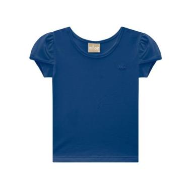 Imagem de Blusa Feminina Cotton Azul Pacifico Milon