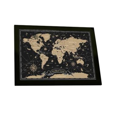 Imagem de Quadros Decorativos Mapa Mundi Varios Modelos Moderno e Retro Quadro Decoração Sala Escritrório Quarto Hall