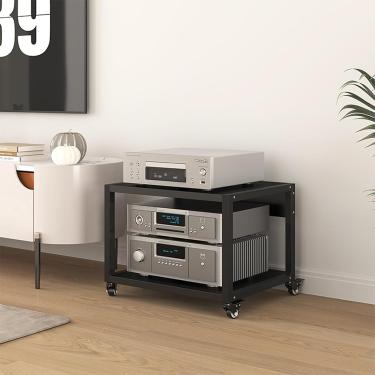 Imagem de Gabinete de componentes de áudio e vídeo móveis de 2/3/4/5 camadas, rack de áudio, suporte de mídia, suporte de TV de canto, racks e suportes de alta fidelidade, gabinete de rack de áudio pa