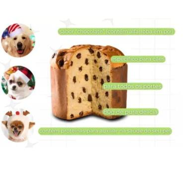 Imagem de A Panettone Pet Para Cachorro Com Flocos De Carne Pet 80G Os Pets Amam