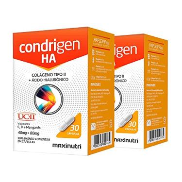 Imagem de Kit 2 Condrigen H.A. Colágeno Tipo 2 com Ácido Hialurônico e Vitaminas, 30 Cápsulas Chikweb