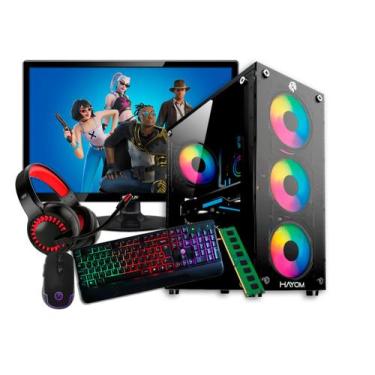 Imagem de Cpu Gamer I7 6ª 32g Ram Ssd 480gb Placa De Video 4gb Tela 20 - PRIME S