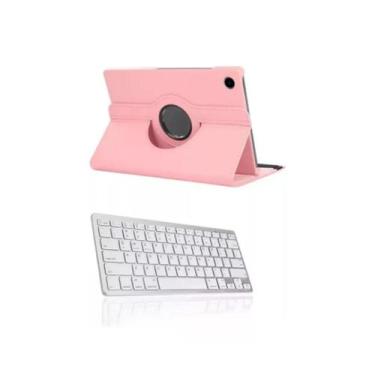 Imagem de Capa Giratória Com Teclado Bluetooth Para Tablet Galaxy A9 Plus - FAM