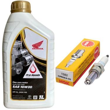 Imagem de Vela Ignição, Óleo 10w30 Biz 110 16 Á 23/ Pop 110 16 Á 23  - NGK