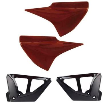 Imagem de Tampa Lateral Com Complemento Titan150 Laranja 2007 - S Parts