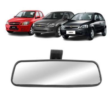 Imagem de Retrovisor Espelho Interno Preto Corsa Celta Classic 94 15 - RETROVEX