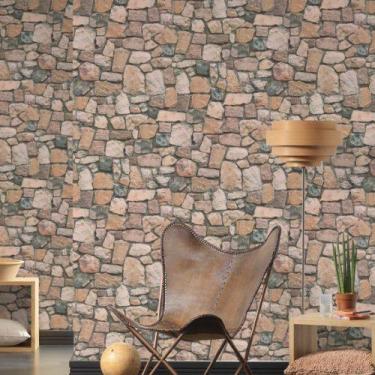 Imagem de Papel de Parede Attractive 2 Pedra Bege 692412 - AS CREATION
