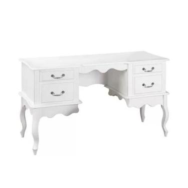 Imagem de Penteadeira/Escrivaninha com 2+2 Gavetas - Pés Luiz XV- Tommy Design -
