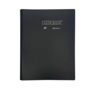 Imagem de Pasta Catalogo Clear Book A4 com 30 Folhas - YES - PRETO