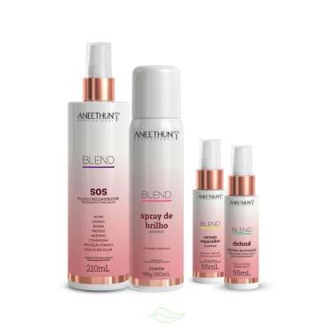 Imagem de Kit Blend Aneethun Com 4 Produtos Tratamento Multicuidados