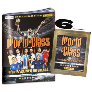 Imagem de Livro Fifa World Class Kit C/ 1 Album Brochura + 6 Envelopes Viagem To