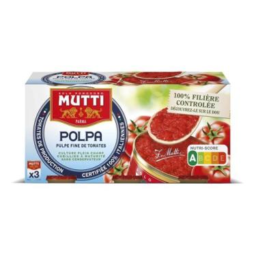 Imagem de Polpa De Tomate Mutti - Pack Com 3 Unidades De 400g
