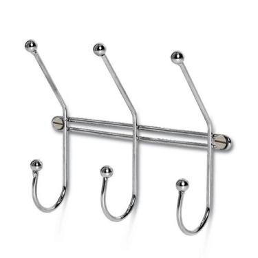 Imagem de Cabide Maxx 3 Ganchos - Niquelart, Única, Único, Aço cromado