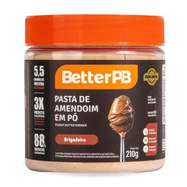 Imagem de Pasta de Amendoim Em Pó BetterPB  210gr Shakes Proteina, Brigadeiro