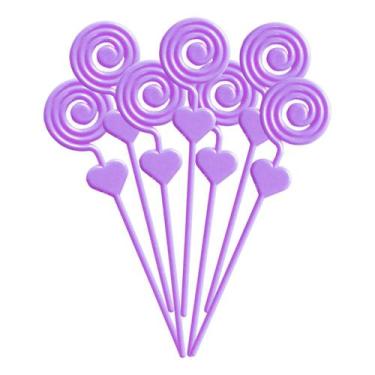 Imagem de Espiral Porta Recado Para Artesanato 10 Unidades - Lilás - RUSSO ART
