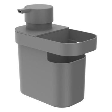 Imagem de Dosador Dispenser 650ml Sabonete Liquido Detergente OU Cinza