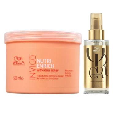 Imagem de Kit Enrich Máscara 500ml e Oil Reflections 100ml - Wella Professionals