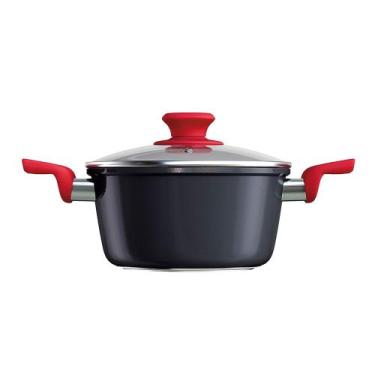 Imagem de  Caçarola 20 cm ColorStone Antiaderente Titânio Euro Home, ALU8556-TI