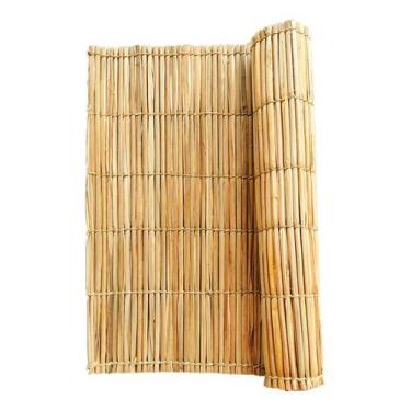 Imagem de Esteira Palha 1,70x1,05m Tapete Pergolado Decoração**** - Estrela Semâ