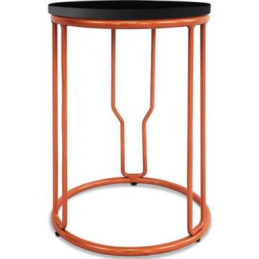 Imagem de Banco Banquinho Baixo Redondo Uganda Cozinha Área De Lazer Cobre - Gen