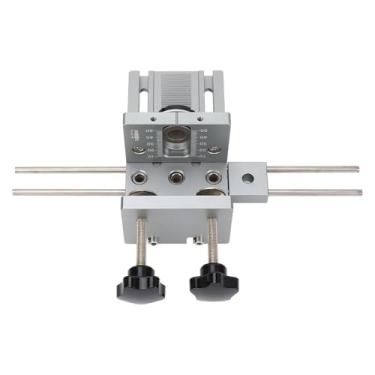 Imagem de Kit de Gabarito de Cavilha Autocentrante, Kit de Gabarito de Cavilha Versátil, Emenda de Placa 3 Em 1 e Cavilha Precisa, Construção Em Liga de Alumínio, Guia de Broca Ajustável