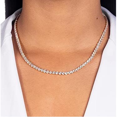 Imagem de Colar Riviera Zircônia Cristal da Gazin Banhado no Ouro18k