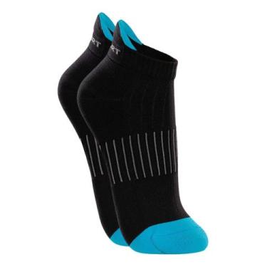 Imagem de 3 Pares Meia Cano Curto Lupo Feminina Sport Dry Poliamida 15555-001, P