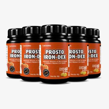 Imagem de Prosto Iron-Dex - Óleo de Semente de Abóbora + Vit E - 60 Cápsulas - K
