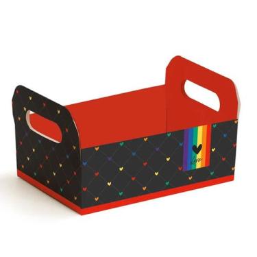 Imagem de Caixote De Papel Cartão - Pride - 1 unidade - Cromus Páscoa - Rizzo, G