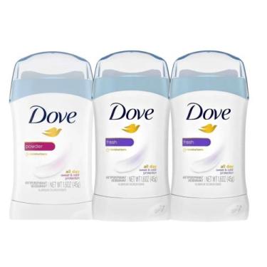 Imagem de Kit Mix 2 Fresh + 1 Power Desodorante Proteção Dia Todo Dove - Unileve