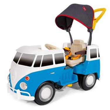 Imagem de Carrinho De Passeio/Pedal Infantil Policar Kombus Com Empurrador Polip