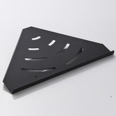 Imagem de Porta Shampoo P/ Banheiro De Canto Preto 2 UNIDADE - L M INOVA DECOR 