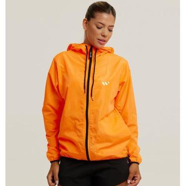 Imagem de Jaqueta Corta Vento Feminina WSS Brasil Web Party, Laranja, P