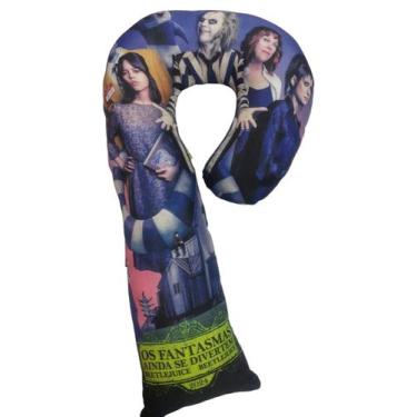 Imagem de Almofada Travesseiro Protetor Cinto Segurança beetlejuice - Maria dos 