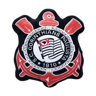 Imagem de Almofada Brasão (Fibra) Corinthians - mileno