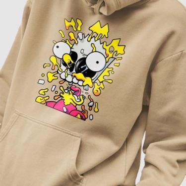 Imagem de Blusa Moletom Genuine Grit Masculino Estampado Algodão 30.1 Simpsons B