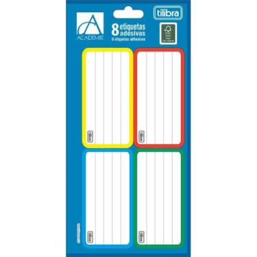 Imagem de Etiqueta EScolar Color Académie C/8 Tilibra