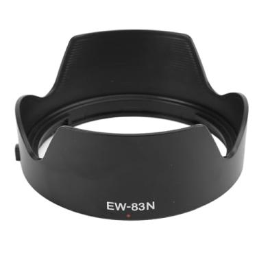 Imagem de Sombra de Capa de Lente Reversível EW-83N, Lente USM Substitui Capa de Lente EW-83N, para R5 R6 RP para RF 24-105mm F4L IS USM Lente Reversível Protetor de Sombra de Lente Preto