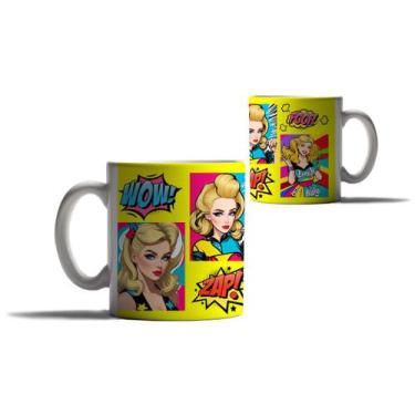 Imagem de Caneca Personalizada Presente Pop Art Quadrinho Pin-Up Loira - Enjoy S