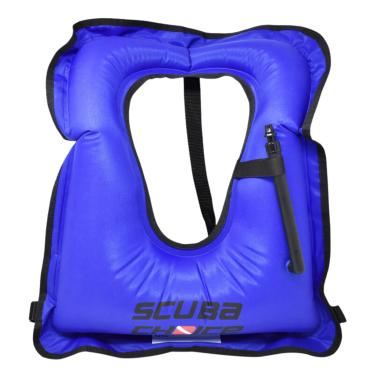 Imagem de Scuba Choice Colete adulto azul royal Snorkel com alça na virilha, tamanho grande