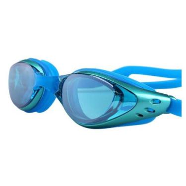 Imagem de Kit Óculos Touca Para Natação Infantil Unissex - Poolsy, Azul, Piscina