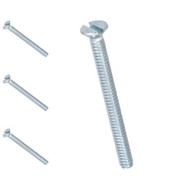 Imagem de Kit 4 Parafuso Caixinha De Luz Aço 75mm Caixa De Tomada Energia 9/64X3