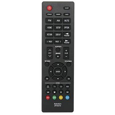 Imagem de RAV531 ZP35470 Controle remoto de substituição adequado para receptor Yamaha AV RX-V379 RX-V381 HTR-3068 YHT-3920UBL RXV379 RXV381 HTR3068 YHT3920UBL RX-V383 RXV383