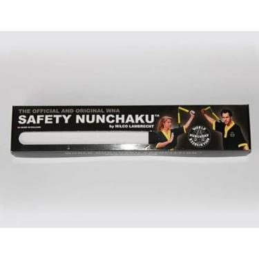 Imagem de World Nunchaku Association - Official Safety Nunchaku - Nunchaku de treinamento de espuma com cordão (sênior, branco)