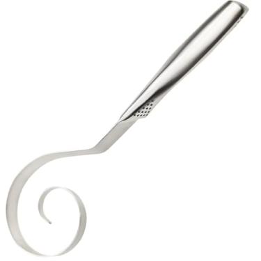 Imagem de Batedor de massa sem costura 10IN, Batedor de pão de aço inoxidável, Misturador de pão, Batedor holandês de cozinha para cozinhar, massa para bolo, fermento, pizza, pastelaria, (Pacote de 1)