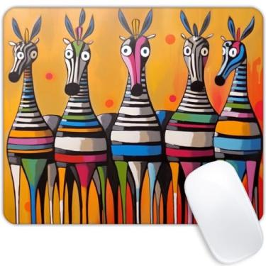 Imagem de Tapete de rato com bandeira americana de grão de madeira preto e vermelho tapete de rato personalizado base de borracha antiderrapante para computadores, laptop, acessórios de mesa de escritório,