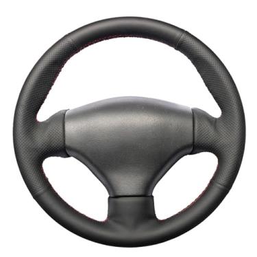 Imagem de MEWANT Capa de volante para Peugeot 206 1998-2005/206 SW 2003-2005/206 CC 2004 2005/206 Capa de volante