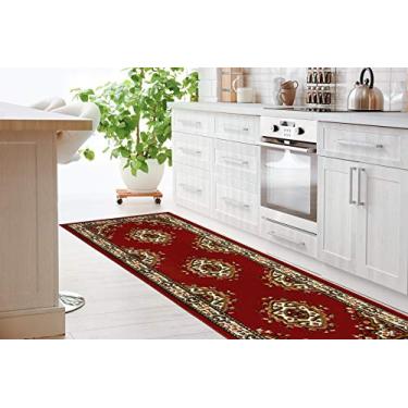 Imagem de Antep Rugs Kashan King Collection Himalaias Oriental Polipropileno Área Interior Tapete Runner (marrom/bege, 2' x 7')