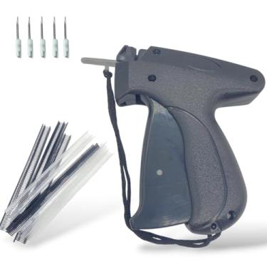 Imagem de Ikaraa Pistola de costura para roupas | Pistola de ponto micro para costura fácil | Pistola de etiquetagem fácil de usar para etiquetar roupas e pontos | Pistola costurada com 5 agulhas + 1000 micro
