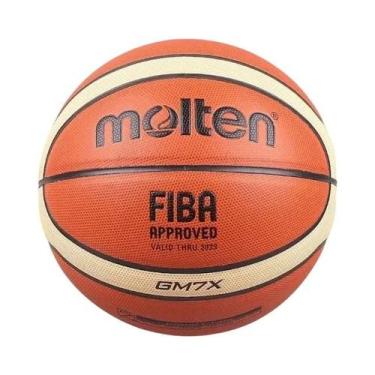 Imagem de Bola de Basquete PU - Tamanho Oficial 7, 6 ou 5 - Para Homens e Mulher